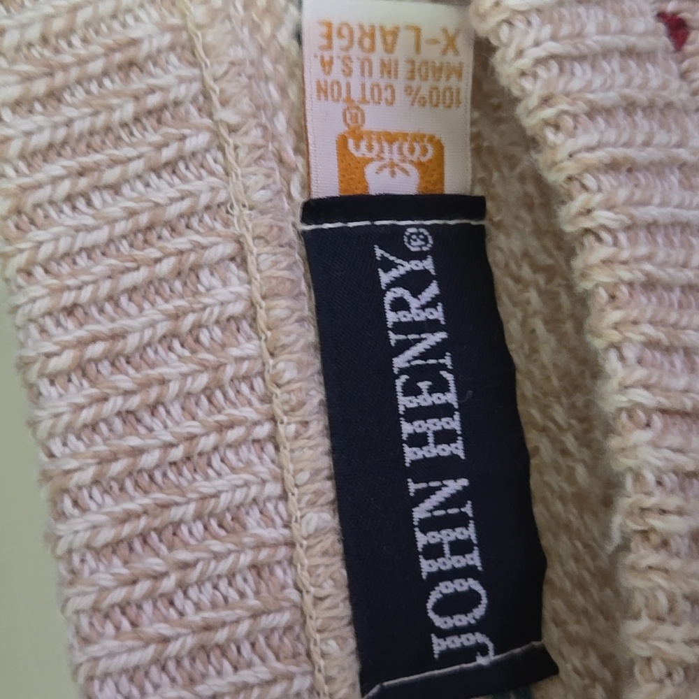 John Henry Cream Sweater - Picture 5 of 9